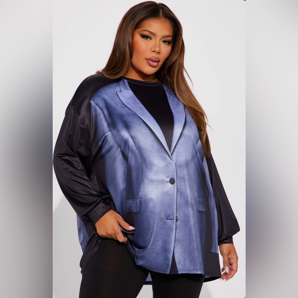 Suit Up Oversized Top